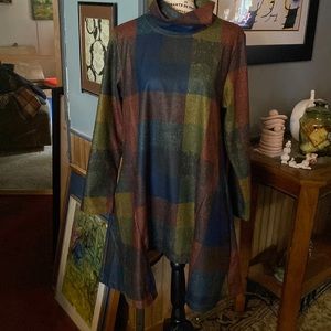 Warm plaid dress/tunic